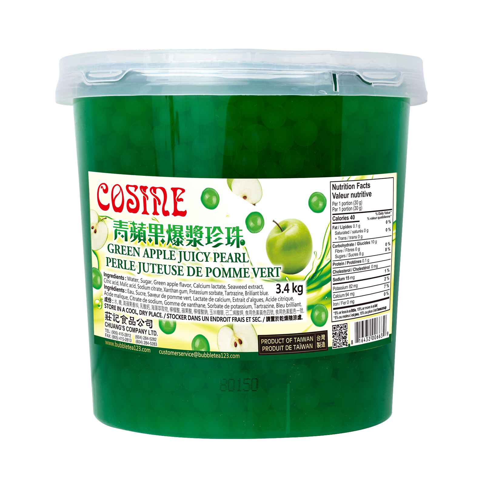 GREEN APPLE JUICY PEARL1