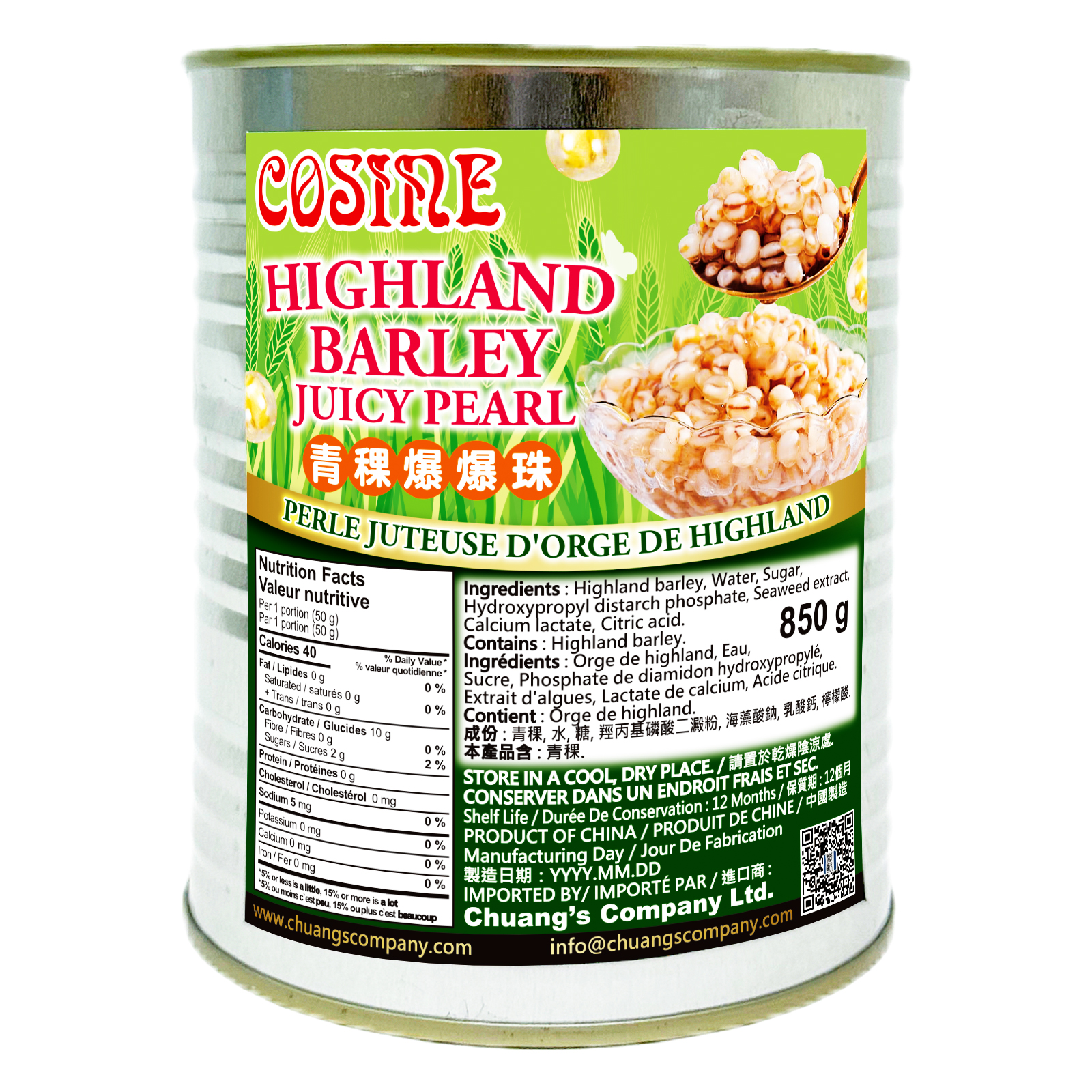 HIGHLAND BARLEY JUICY PEARL 1
