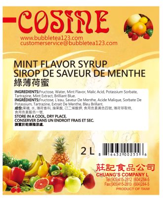 MINT FLAVOR SYRUP