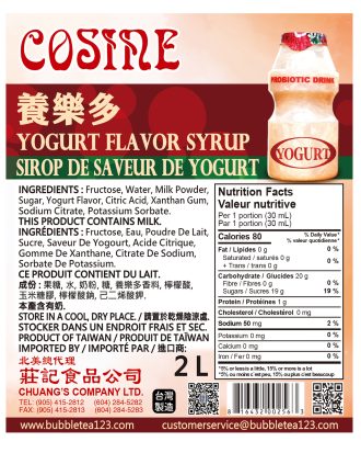 YOGURT FLAVOR DRINK